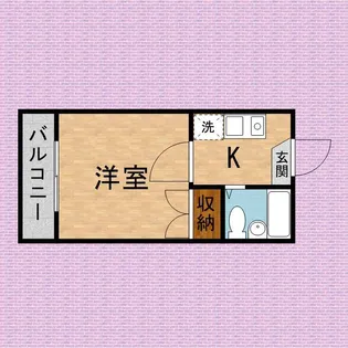 ランドマーク朝霞【202号室】の間取り