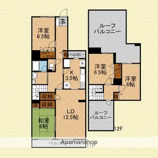 朝日プラザ武蔵野マーテルヒルズ参番館【11階】の間取り
