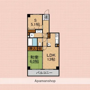 ソフィア上福岡【207号室】の間取り