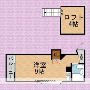 リベラル上福岡【2階】の間取り