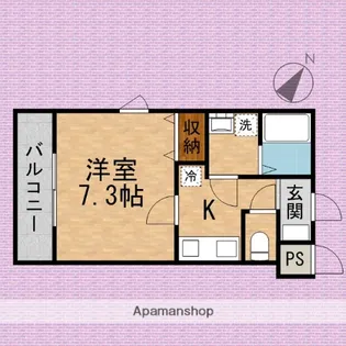 ラヴィエンテみずほ台【2階】の間取り