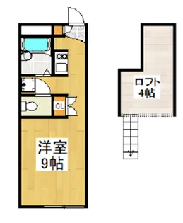 ロイヤルビレッジ【1階】の間取り