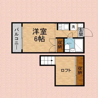 エトワール【101号室号室】の間取り
