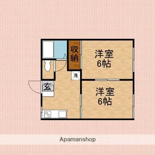 パインヒル新宿【1階】の間取り