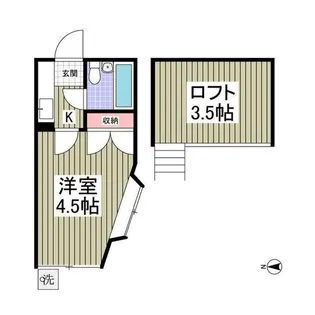 アベリア【1階】の間取り
