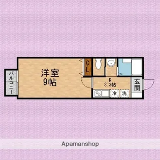 朋久レジデンス上福岡【2階】の間取り