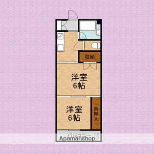 グロリアスマンション新河岸【2階】の間取り