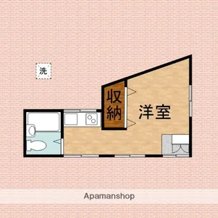 フラットルキノ【1階】の間取り