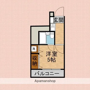 フレンズピュア新宿【3階】の間取り