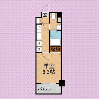 WILLDO新座【3階】の間取り