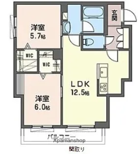 アルボル デ シルエロⅡ【1階】の間取り