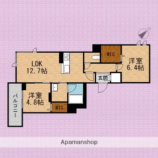 ゼフィール【3階】の間取り