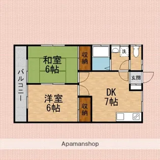 つくだコーポ【2階】の間取り