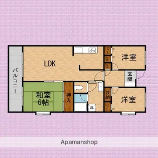 センチュリーキャニオン【4階】の間取り