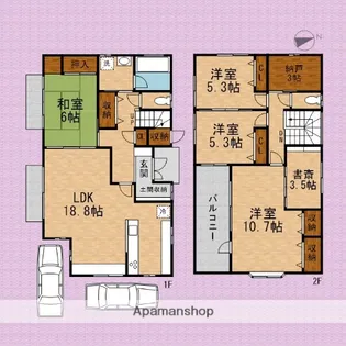 埼玉県志木市本町6丁目【一戸建】の間取り