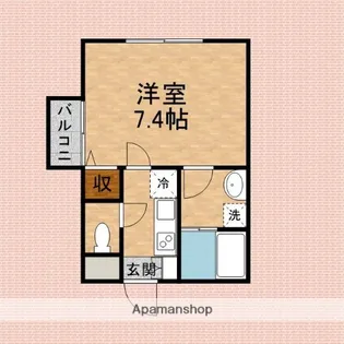 メイプルタウンⅢ【301号室】の間取り