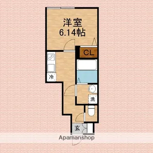 エテルノヴァローレ朝霞【1階】の間取り