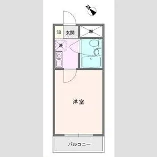 ブルーハイツK【2階】の間取り