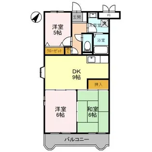 リブラ川崎【3階】の間取り