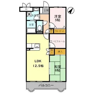 リブラ川崎【3階】の間取り