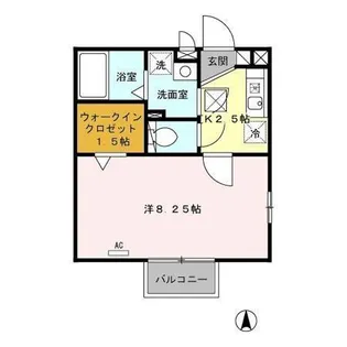 ボナンザ・ヒル【1階】の間取り