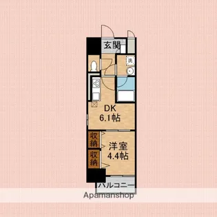 ROOTS SHIKI【10階】の間取り
