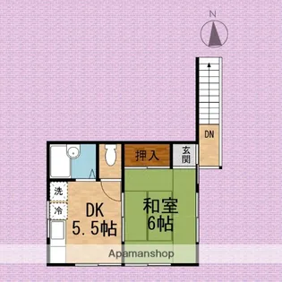コーポカトレア【2階】の間取り