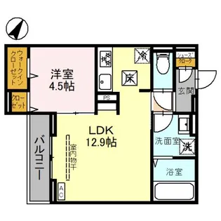 D-Sereno上福岡【1階】の間取り