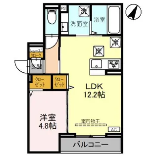 D-Sereno上福岡【1階】の間取り
