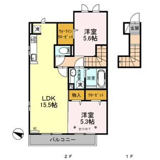 Excellent Dolce【2階】の間取り