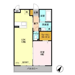 グランメールM【2階】の間取り