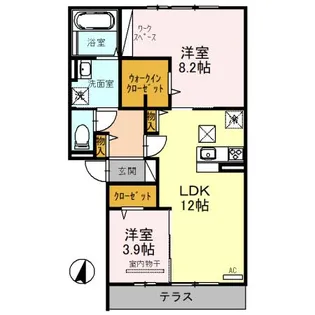 レジェーロ【1階】の間取り