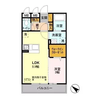 ソラーレ【2階】の間取り