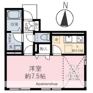 COLLARETTE【1階】の間取り