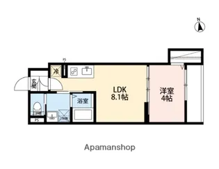 FIORE 川越新宿町【1階】の間取り