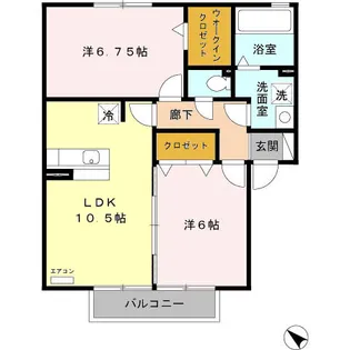 SEACASTLE(シーキャッスル)【2階】の間取り