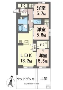 ウェルビー【1階】の間取り