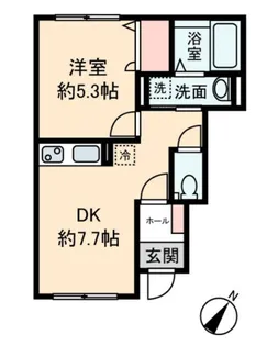 CLAIREA(クレア)【1階】の間取り