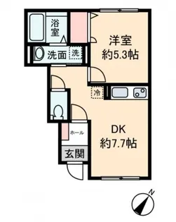 CLAIREA(クレア)【1階】の間取り