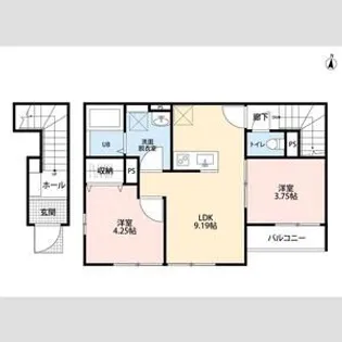 リーブルファイン志木上宗岡【2階】の間取り