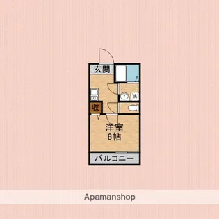 AXIS上福岡【3階】の間取り