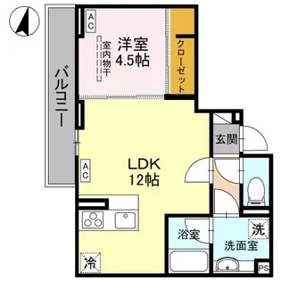 D-Sereno志木柏町【2階】の間取り