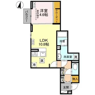 D-Sereno志木柏町【1階】の間取り