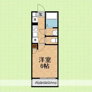 インディゴノワール川越【1階】の間取り