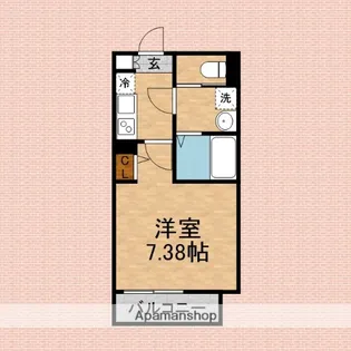 GRADUS川越【3階】の間取り