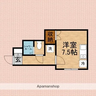 エスカレラ上福岡【1階】の間取り