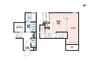 埼玉県さいたま市西区大字西遊馬【アパート】の間取り