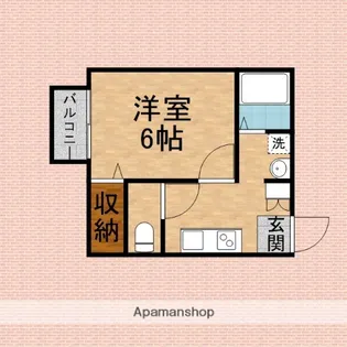 AMBER NEST【2階】の間取り