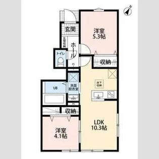 リーブルファイン志木上宗岡Ⅱ【1階】の間取り