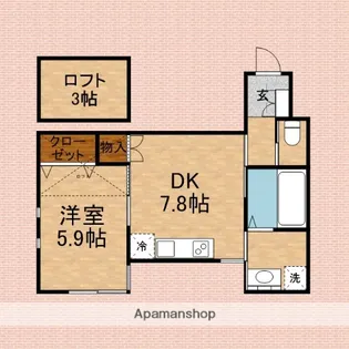 ふじみアプリコット・ガーデンⅡ【2階】の間取り